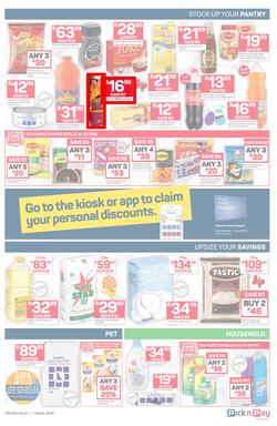 Pick n Pay  Gauteng, Free State, North West, Mpumalanga, Limpopo and Northern Cape : : Easter Massive Savings (01 Apr - 07 Apr 2019), page 3