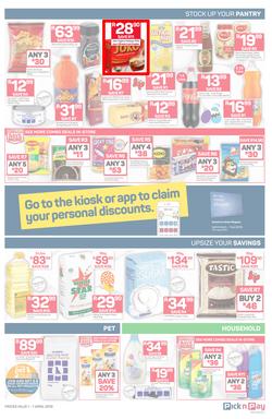 Pick n Pay  Gauteng, Free State, North West, Mpumalanga, Limpopo and Northern Cape : : Easter Massive Savings (01 Apr - 07 Apr 2019), page 3