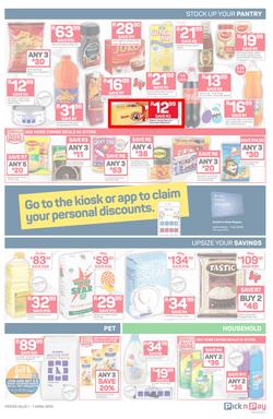 Pick n Pay  Gauteng, Free State, North West, Mpumalanga, Limpopo and Northern Cape : : Easter Massive Savings (01 Apr - 07 Apr 2019), page 3