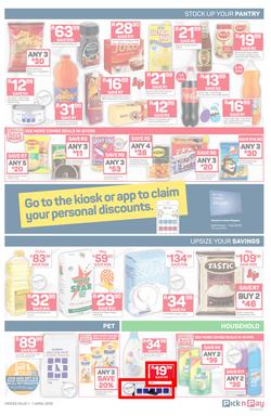 Pick n Pay  Gauteng, Free State, North West, Mpumalanga, Limpopo and Northern Cape : : Easter Massive Savings (01 Apr - 07 Apr 2019), page 3
