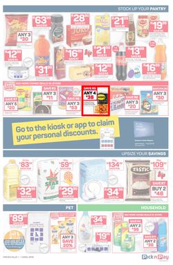 Pick n Pay  Gauteng, Free State, North West, Mpumalanga, Limpopo and Northern Cape : : Easter Massive Savings (01 Apr - 07 Apr 2019), page 3
