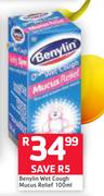 Benylin Wet Cough Mucus Relief-100ml