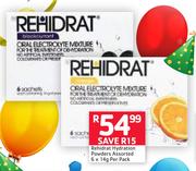 Rehidrat Hydration Powders Assorted-6 x 14g Per Pack