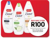 Dove Body Wash Assorted-3 x 250ml