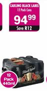Carling Black Label Cans-12x440ml