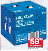 PnP Long Life Milk Assorted-6x1Ltr Per Pack