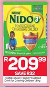 Nestle Nido 3+ Probio Powdered Drink For Growing Children-1.8kg