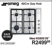 Smeg 60cm Gas Hob S/N 29352BF