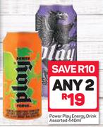 Power Play Energy Drink-2x440ml