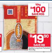 Spekko Long Grain Parboiled Rice-10kg