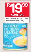 PnP Sweetened Full Cream Condenced Milk-385g