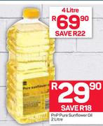 PnP Pure Sunflower Oil-4Ltr