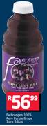 Farbrengen 100% Pure Purple Grape Juice-946ml