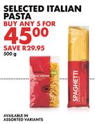 Selected Italian Pasta-5x500g