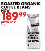 Roasted Organic Coffee Beans-1kg 