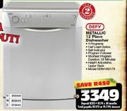 Defy Metallic 12 Place Dishwasher DDW169/174