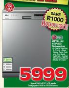 LG Metallic 14 Place Dishwasher D1452LF