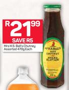 Mrs. H.S. Ball's Chutney-470g Each