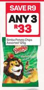 Simba Potato Chips-3x125g