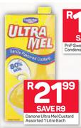 Danone Ultra Mel Custard-1Ltr Each