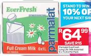 Parmalat EverFresh Long Life Milk Assorted-6 x 1Ltr Per Pack
