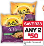 McCain Stir Fry Assorted-2 x 1Kg