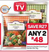 Nature's Garden Country Or Garden Mix-2 x 1Kg