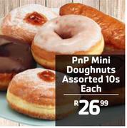 Pnp Mini Doughnuts Assorted 10s-Each
