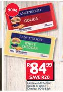 Lancewood Cheddar Gouda Or White Cheddar-900g Each