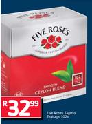 Five Roses Tagless Teabags 102s