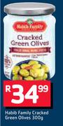 Habib Family Cracked Green Olives-300g