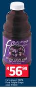 Farrengen 100% Pure Purple Grape Juice-946ml