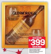 Glenmorangie Original Highland Single Malt Scotch Whisky-750ml & 2 Glasses Gift Pack