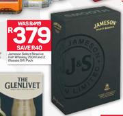 Jameson Select Reserve Irish Whisky-750ml & 2 Glasses Gift Pack