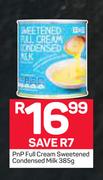 PnP Full Cream Sweetened Condensed Milk-385g