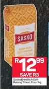 Sasko Bran Rich Self- Raising Wheat Flour-1kg