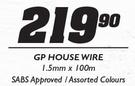 GP House Wire 1.5mm x100m