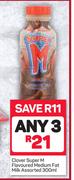 Clover Super M Flavoured Medium Fat Milk Assorted-3 x 300ml