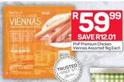 Pnp Premium Chicken Viennas-1Kg Each