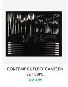 Contemp Cutlery Canteen Set (58 Pieces)