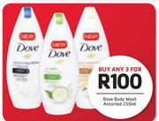 Dove Body Wash Assorted-3 x 250ml
