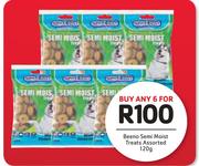 Beeno Semi Moist Treats Assorted-6 x 120g