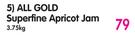 All Gold Superfine Apricot Jam-3.75Kg