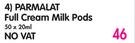 Parmalat Full Cream Milk Pods-50x20ml