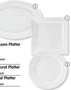 Aro 51Cm Ceramic Oval Platter