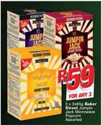 Baker Street Jumping Jack Microwave Popcorn-3x3x85g