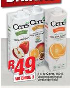 Ceres 100% Vrusgtesapmengsel Verskeidenheid-3x1Ltr