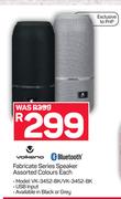 Volkano Fabricate Series Speaker Assorted Colours VK-3452-BK/ VK-3452-BK-Each