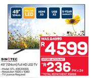 Sinotec 49"(124cm) Full HD LED TV STL-49E2000G