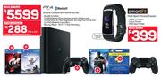 PS4 500GB Console And Game Bundle Includes Bluetooth 